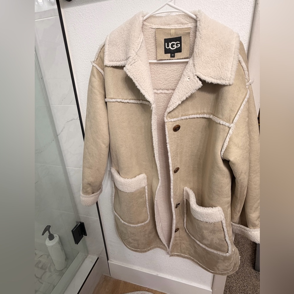 Ugg Cream Shearling Jacket